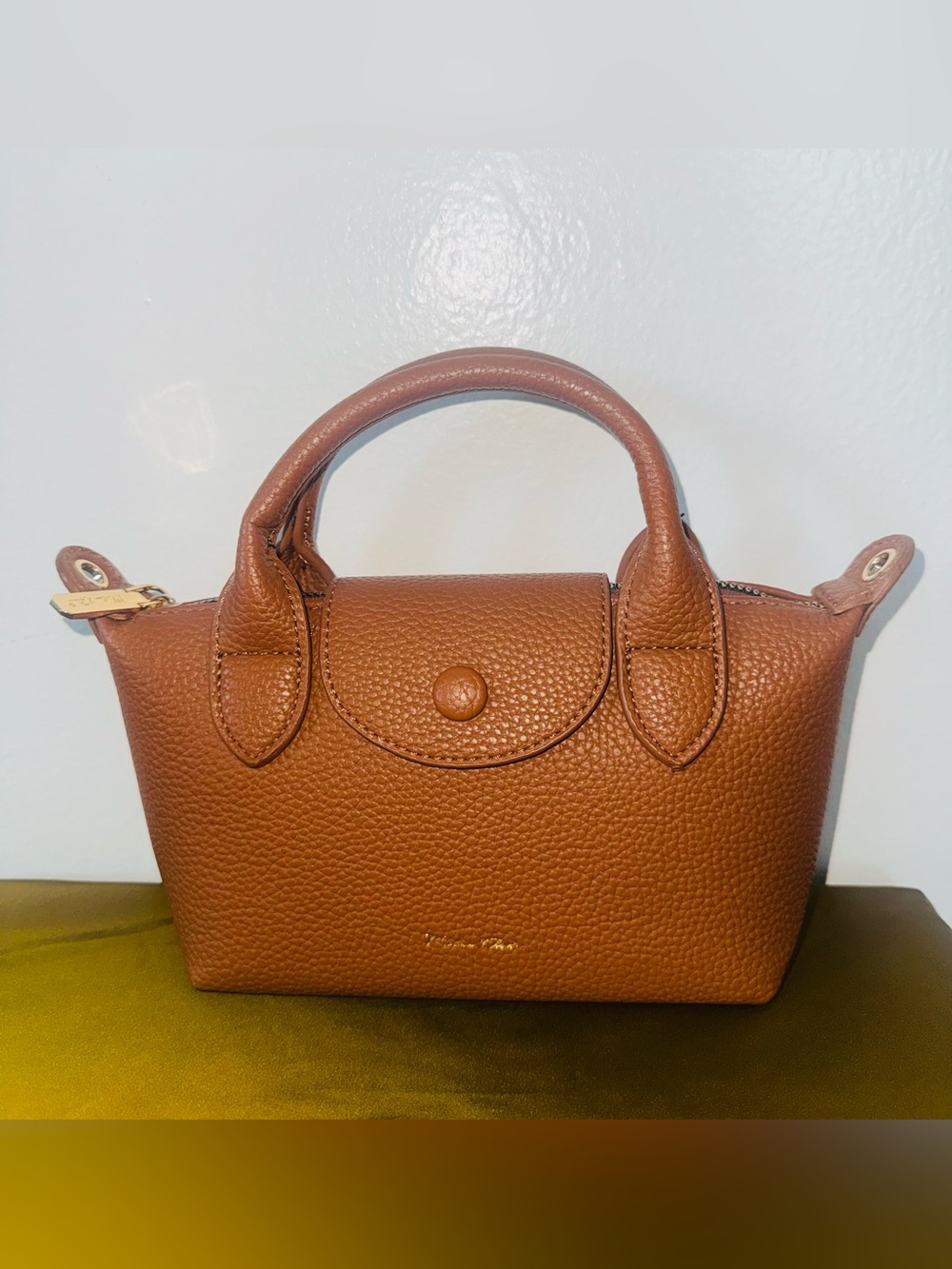 Milan Chiva Mini  Bag For Women Chic Elegant Satchel brown color